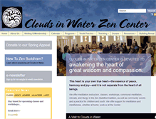Tablet Screenshot of cloudsinwater.org